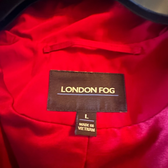London Fog Vibrant Red Outerwear - Picture 2 of 4